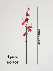 1pc Artificial Plum Blossom Flower, Valentine Day, Gift Gifts Birthday Graduation