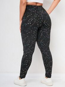 Calvaya Quần lót kích thước lớn Thiên hà Giải trí - màu đen - Xem 2