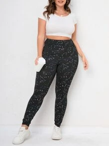 Calvaya Quần lót kích thước lớn Thiên hà Giải trí - màu đen - Xem 3