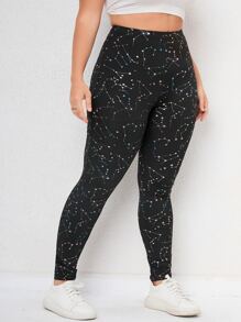 Calvaya Quần lót kích thước lớn Thiên hà Giải trí - màu đen - Xem 4