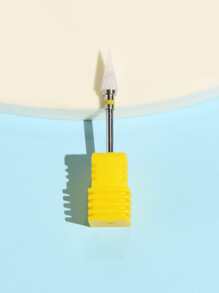 1pc Nail Polishing Head - Yellow - View 1