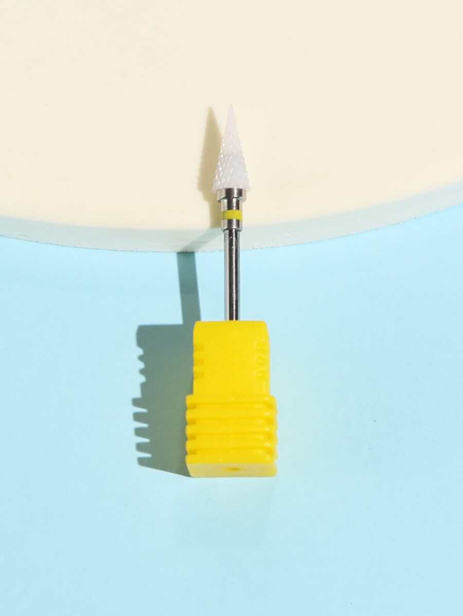 1pc Nail Polishing Head - Yellow - View 1