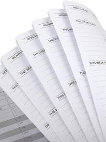 Trees 1pc Spiral Weekly Planner - Multicolor - View 5