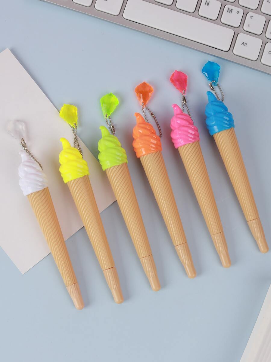 4 cái Kem Hình Bút Gel Ngẫu Nhiên - Nhiều màu - Xem 1