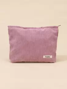 1个字母图案拉链化妆包，化妆收纳袋，护肤包，洗漱包，旅行必备，邮轮必备，宿舍必备，婚礼伴娘礼物，妈妈礼物，生日礼物，送给朋友和老师的礼物，家居装饰，浴室客厅床边收纳整理包，珠宝收纳包，唇油收纳包，指甲油收纳包，化妆旅行洗漱包必备礼品收纳拉链配件，化妆包，包，化妆盒，小化妆包，化妆包，大容量，大化妆包，圣诞礼物，收纳袋，旅行，女士旅行必备礼物，收纳袋，手拿包/小手提包，化妆品收纳包，化妆品整理包，收纳袋，刷子收纳袋，迷你收纳袋，大容量收纳袋，女士礼物，圣诞礼物，女士礼物创意 - 藕粉色 - 查看 7