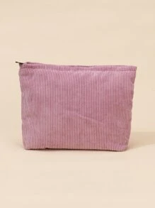 1个字母图案拉链化妆包，化妆收纳袋，护肤包，洗漱包，旅行必备，邮轮必备，宿舍必备，婚礼伴娘礼物，妈妈礼物，生日礼物，送给朋友和老师的礼物，家居装饰，浴室客厅床边收纳整理包，珠宝收纳包，唇油收纳包，指甲油收纳包，化妆旅行洗漱包必备礼品收纳拉链配件，化妆包，包，化妆盒，小化妆包，化妆包，大容量，大化妆包，圣诞礼物，收纳袋，旅行，女士旅行必备礼物，收纳袋，手拿包/小手提包，化妆品收纳包，化妆品整理包，收纳袋，刷子收纳袋，迷你收纳袋，大容量收纳袋，女士礼物，圣诞礼物，女士礼物创意 - 藕粉色 - 查看 4