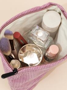 1个字母图案拉链化妆包，化妆收纳袋，护肤包，洗漱包，旅行必备，邮轮必备，宿舍必备，婚礼伴娘礼物，妈妈礼物，生日礼物，送给朋友和老师的礼物，家居装饰，浴室客厅床边收纳整理包，珠宝收纳包，唇油收纳包，指甲油收纳包，化妆旅行洗漱包必备礼品收纳拉链配件，化妆包，包，化妆盒，小化妆包，化妆包，大容量，大化妆包，圣诞礼物，收纳袋，旅行，女士旅行必备礼物，收纳袋，手拿包/小手提包，化妆品收纳包，化妆品整理包，收纳袋，刷子收纳袋，迷你收纳袋，大容量收纳袋，女士礼物，圣诞礼物，女士礼物创意 - 藕粉色 - 查看 5