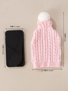 1pc Knitted Tea Cozy - Multicolor - View 6