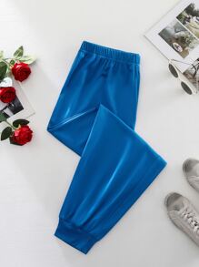 Mulvari Plus Figure Graphic Tee & Joggers - Blue and White - View 5