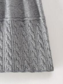 小女童麻花編織半身裙