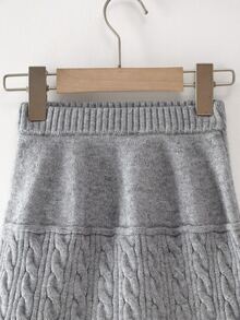 小女童麻花編織半身裙