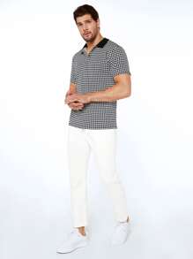 Manfinity VCAY Men Slant Pocket Carrot Trousers - White - View 5