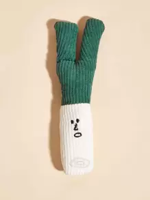 1pc Soundable Plush Chew Toy In Onion Shape For Cats And Dogs - Multicolor - View 1