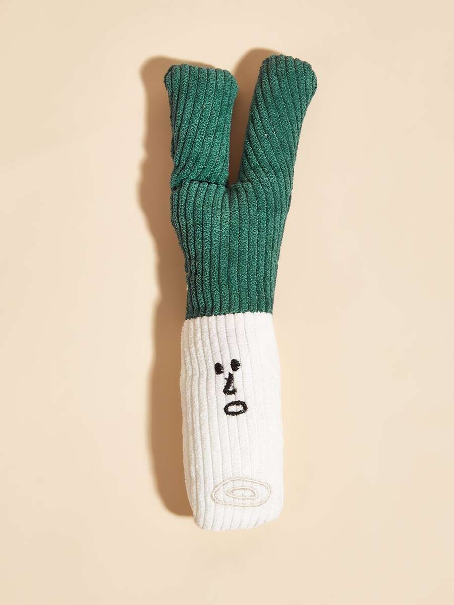 1pc Soundable Plush Chew Toy In Onion Shape For Cats And Dogs - Multicolor - View 1