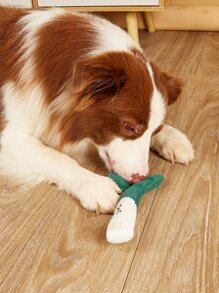 1pc Soundable Plush Chew Toy In Onion Shape For Cats And Dogs - Multicolor - View 2