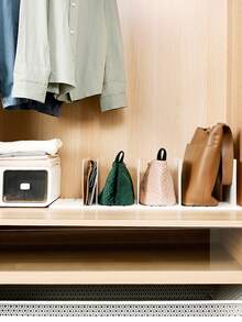 Plastic Detachable Wardrobe Partition Rack - White - View 6