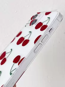 櫻桃印花透明手機殼相容於 iPhone15/15Plus/15Pro/15Promax - 彩色 - 查看 5