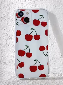 櫻桃印花透明手機殼相容於 iPhone15/15Plus/15Pro/15Promax - 彩色 - 查看 6