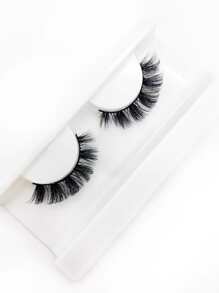 1pair Separated False Eyelashes - Black - View 2