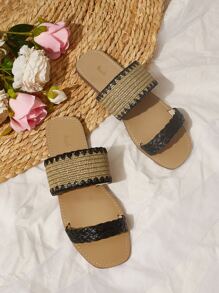 Sandalias con tira doble - Multicolor - Ver 1