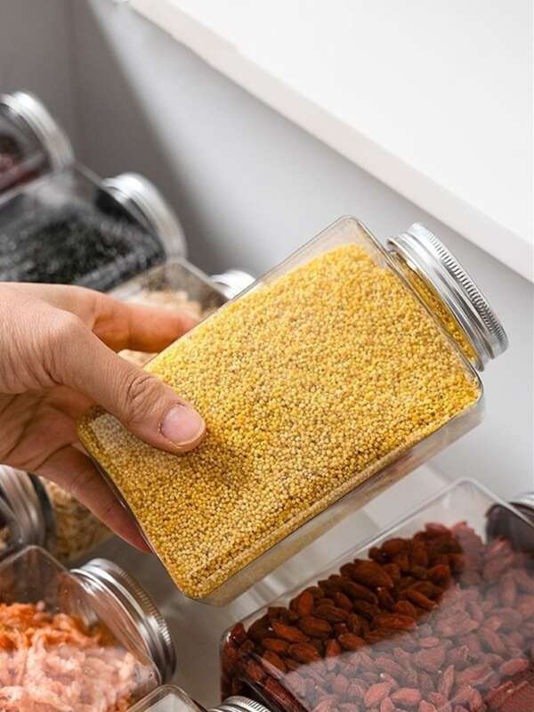 1入隻500ml鋁製密封罐,用於廚房存儲