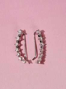 ROMWE 水鑽裝飾耳爬