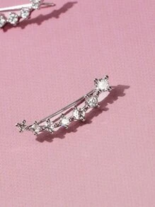 ROMWE 水鑽裝飾耳爬