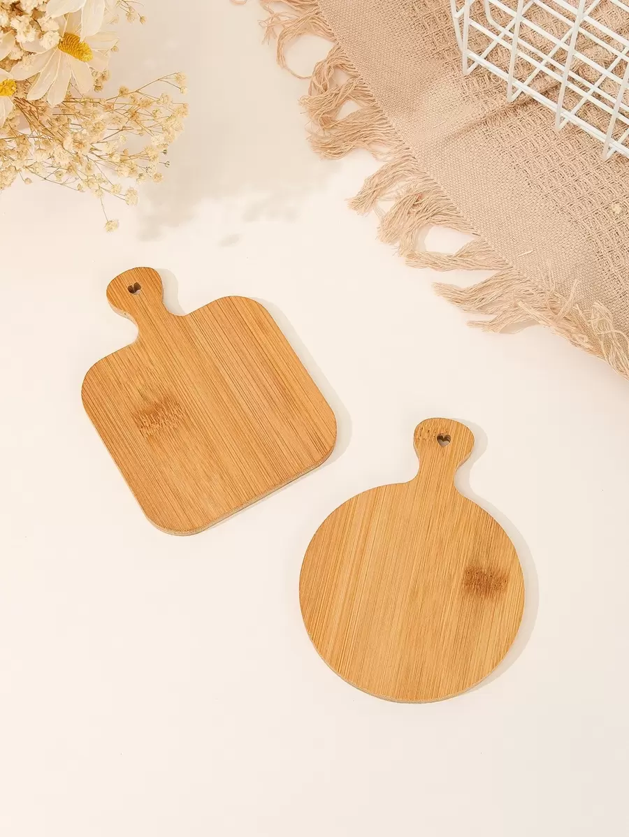 1入組木紋託盤,波西米亞竹子單託盤 - 駝色 - 查看 1