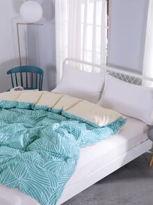 Vỏ chăn hình lá mà không có chất độn - Nhiều màu - Xem 5