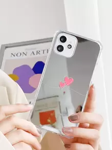 心形印花镜面手机壳 - 彩色 - 查看 4