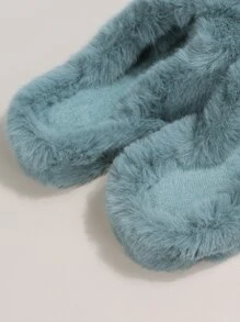 Dép đi trong Nhà dành Nữ màu trơn Đúng mốt - Màu xanh Cadet - Xem 2