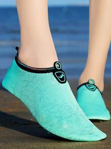 Calcetines de agua con diseño de parche - verde menta - Ver 1