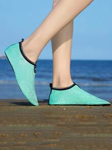 Calcetines de agua con diseño de parche - verde menta - Ver 2