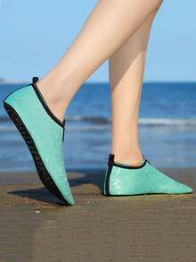 Calcetines de agua con diseño de parche - verde menta - Ver 3