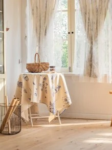 Khăn trải bàn in hoa - Nhiều màu - Xem 4