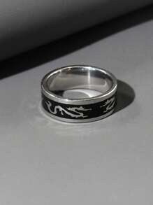 Nhẫn Nam Họa Tiết Rồng - Nhiều màu - Xem 2