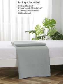 단색 차렵이불 - 회색 - 보기 3