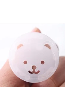 4个熊形插座保护盖，家用电源插座盖，厨房装饰，家居用品 - 無色 - 查看 3