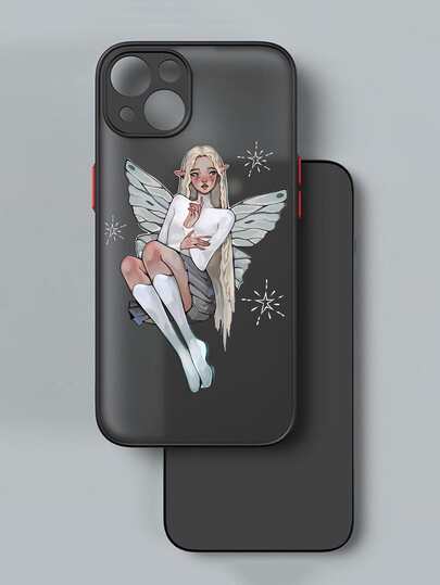 Anntherosee Coque de téléphone portable gothique à motif d'elfe