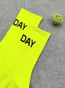 جوارب طاقم مطبوع عليها حروف، جوارب خريفية