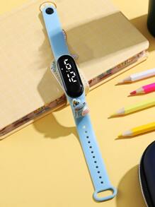 Kids Dinosaur Decor Water Resistant Electronic Watch - Blue - View 2