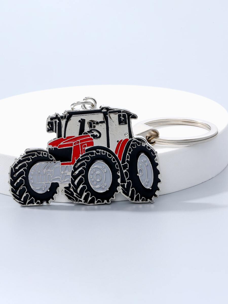 1pc/3pcs/5pcs Men Creative Alloy Offroad Vehicle Key Chain, Cool Drip Oil Car Keychain Pendant, Small Gift For Father, Friends Car Accessories Bag Charm Backpack For School Cute Goth Y2k - Black - View 1