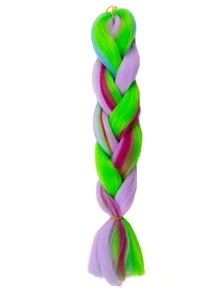 Trenza de pelo sintético multicolor largo - Multicolor - Ver 1