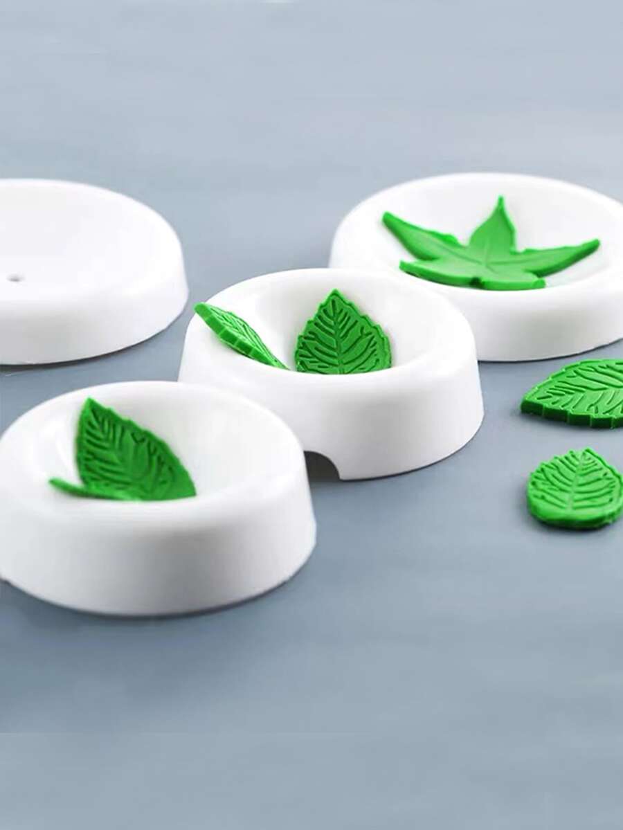 3pcs Cake Flower Drying Mold Plastic Round Shape Cake Fondant Flower