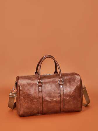 Guys Studded Decor Duffel Bag