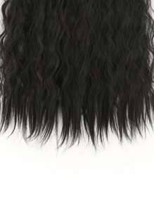 1 pieza postizo rizado largo - Negro - Ver 4