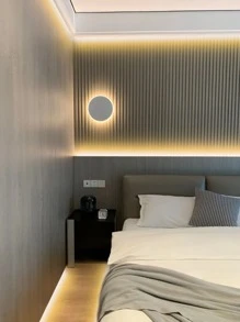 1 pieza tira de luces LED de 1/2/3M 60/120/180, cadena de lámpara de alimentación USB blanca cálida para decoración del hogar - Amarillo - Ver 8