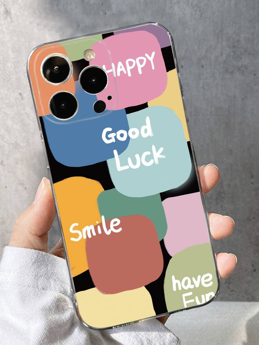 Color Block Phone Case - Multicolor - View 1
