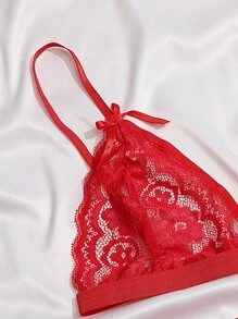 Classic Sexy Floral Lace Garter Lingerie Set & Stockings