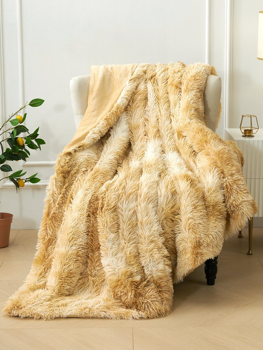 Tie Dye Plush Blanket - Multicolor - View 1